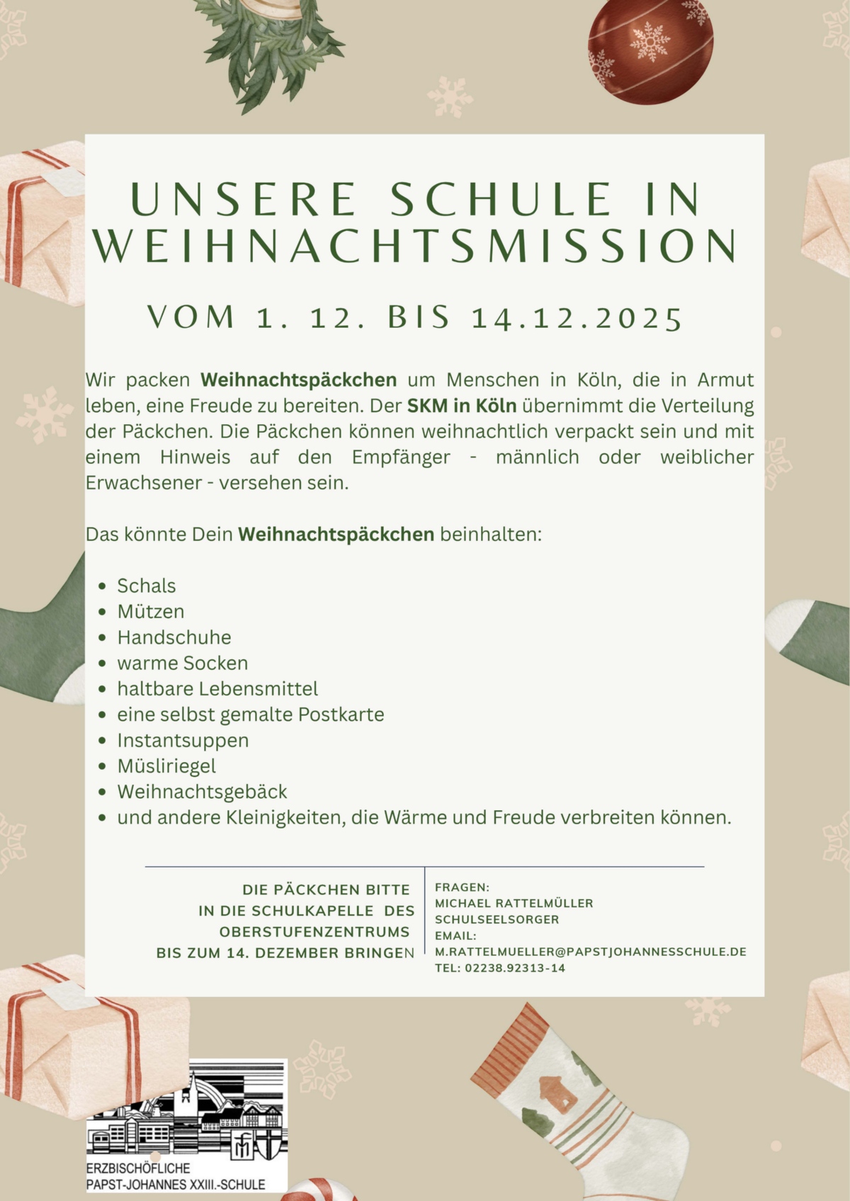 Weihnachtsmission Plakat